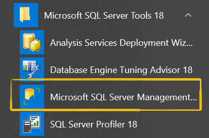 Connect With SQL Server Using Management Studio